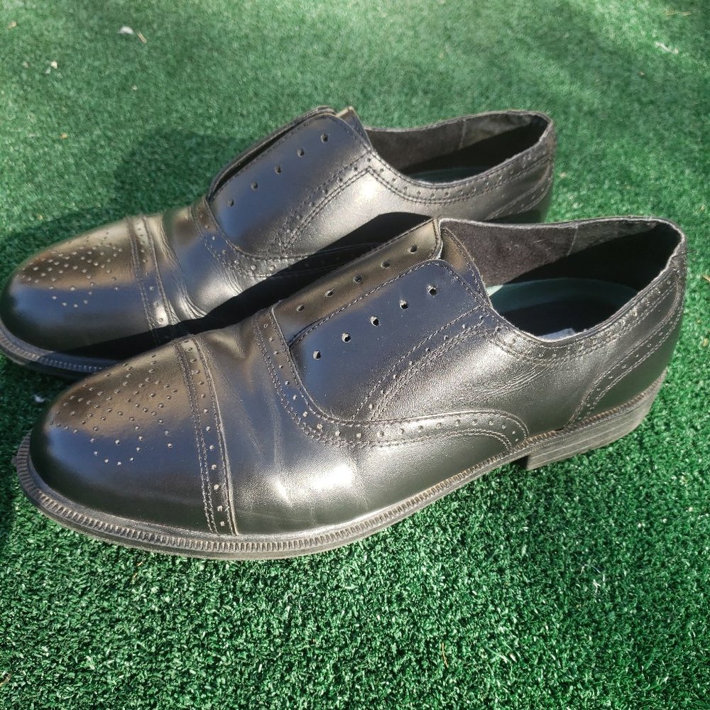 Deer Stags Black Men's Oxford Shoes (Size 8) - Picture 2 of 8